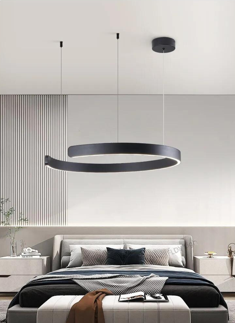 Round LED Chandelier Soft Ambient Glow