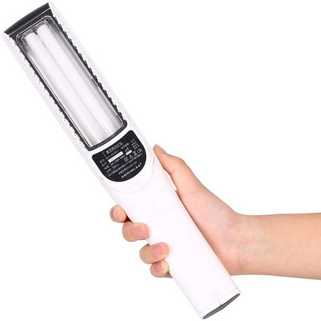 Portable UVB device dimensions reference