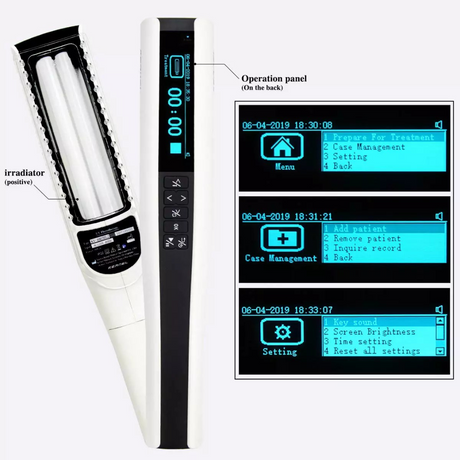 UVB phototherapy device compact design