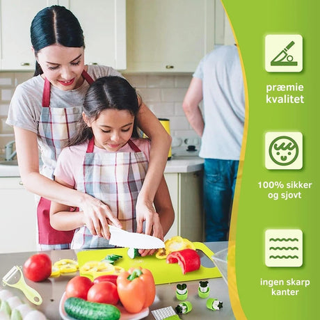 KidoChef Kids Kitchen Play Set – Montessori-Inspired Utensils