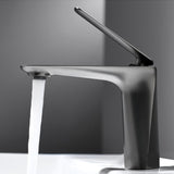 Brass vessel faucet for contemporary home interiors