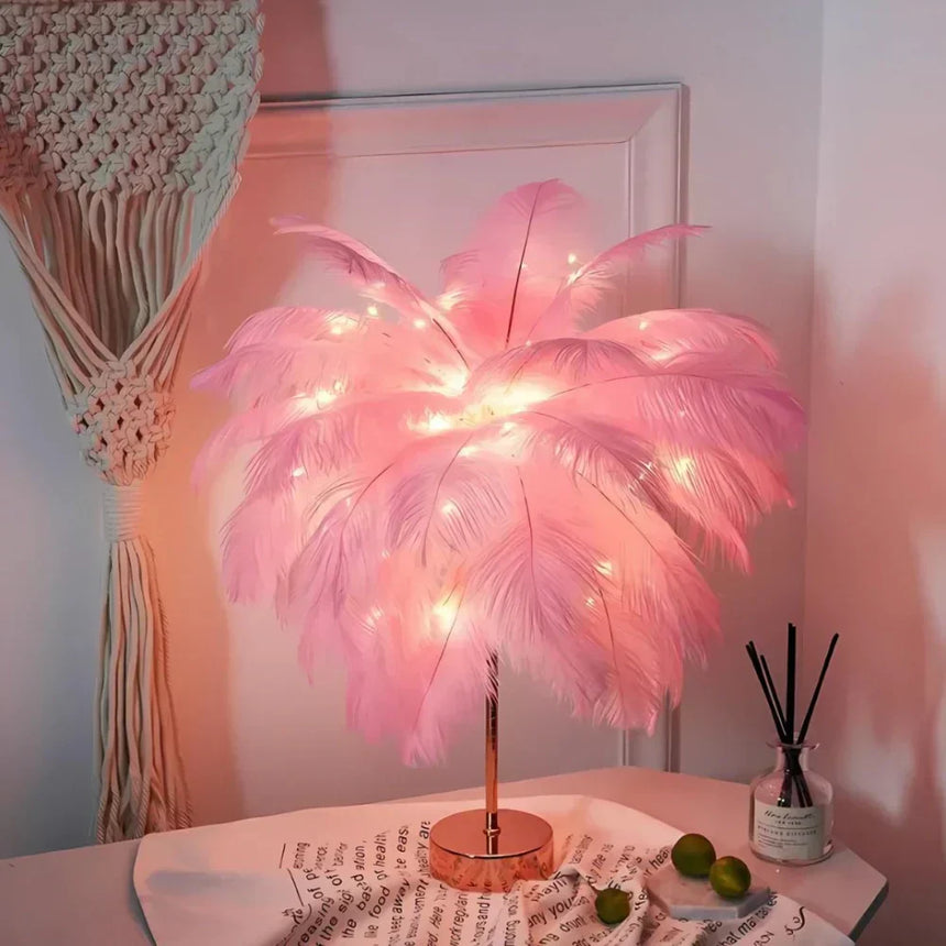 Soft glow table lamp for special occasions