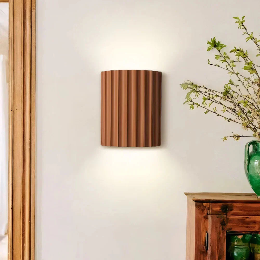 Metal Wall Lamp Warm Ambient Glow for Living Room