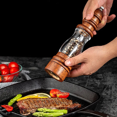 Salt and Pepper Mills for dining table setting - OpalDwell