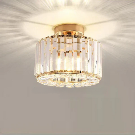 Crystal Ceiling Lamp Additional Angle View