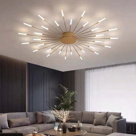 Asterra Ceiling Lamp Metal and Acrylic Finish Detail