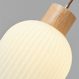 Wood Pendant Light Detail of Mounting Hardware