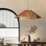 Wicker Pendant Light for Bedroom Ambient Glow