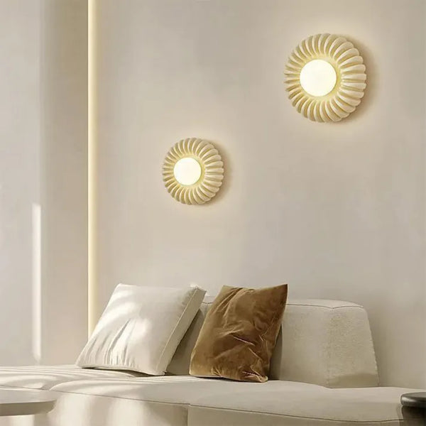 Lyria Resin Wall Lamp – ambient lighting design | OroDwell