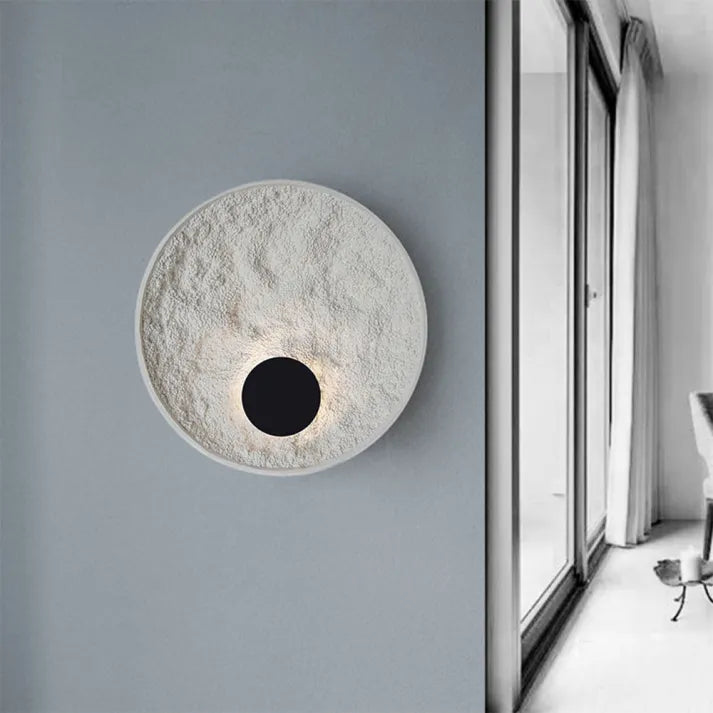 Resin Wall Lamp – sphere design detail view | OroDwell