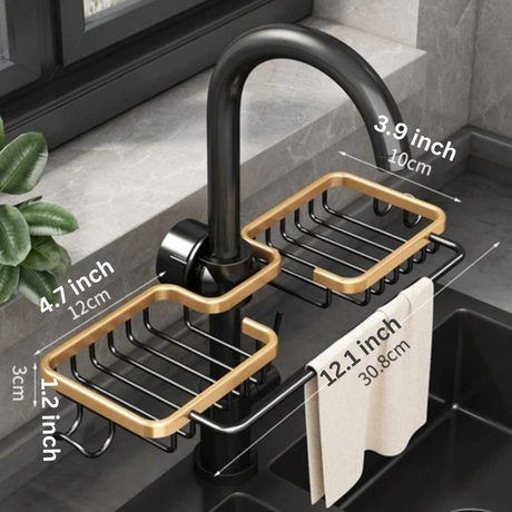 Sink and shower shelf for bathroom decor
