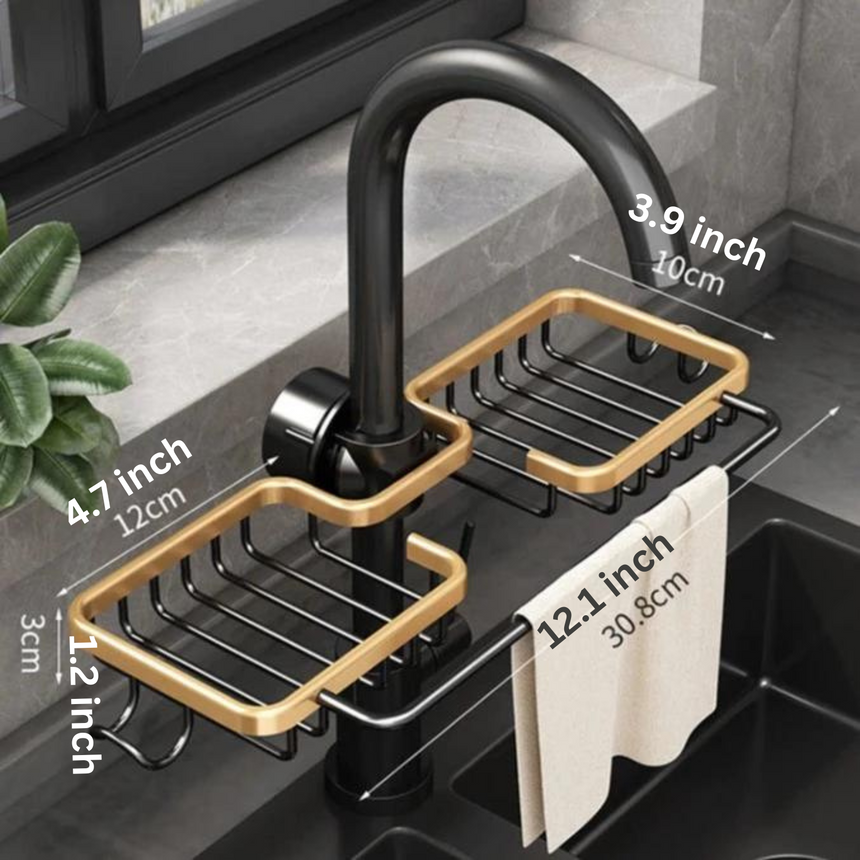 Sink and shower shelf for bathroom decor