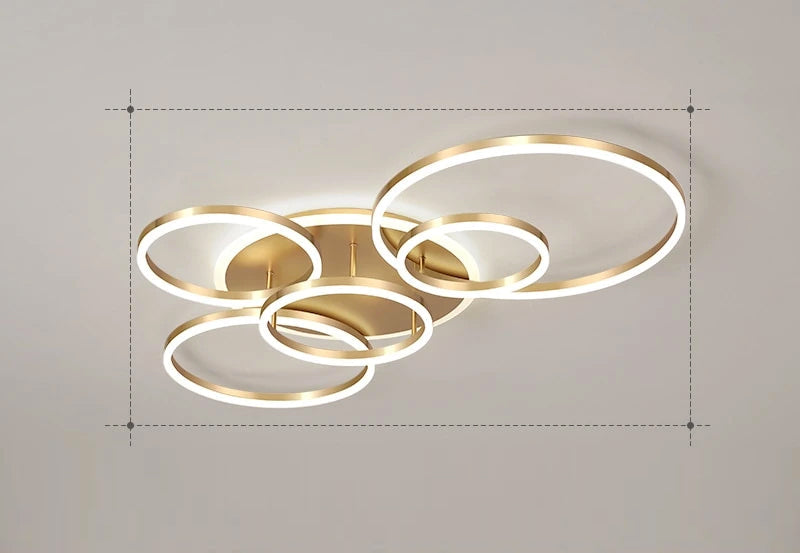 LunaRing Ceiling Light for Bedroom Ambient Lighting