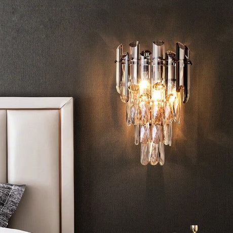 Smoke Gray Wall Light Close Detail