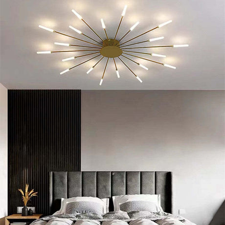 Modern Ceiling Lamp Durable Metal Frame Detail