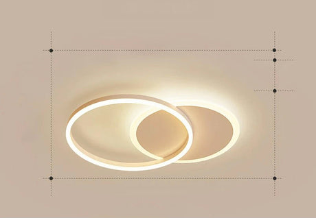 LunaRing LED Ceiling Light Overhead View