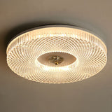 Slim LED Flush Mount Ceiling Light Metal Acrylic