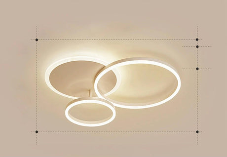 LunaRing Ceiling Light Dimensions and Sizing Chart