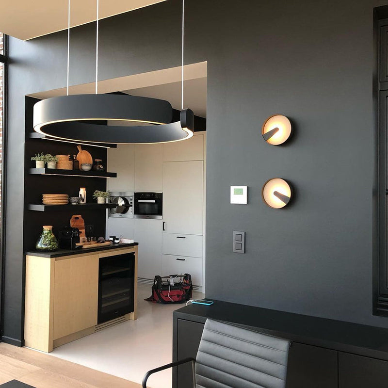 Round LED Pendant Light for Contemporary Dining Decor