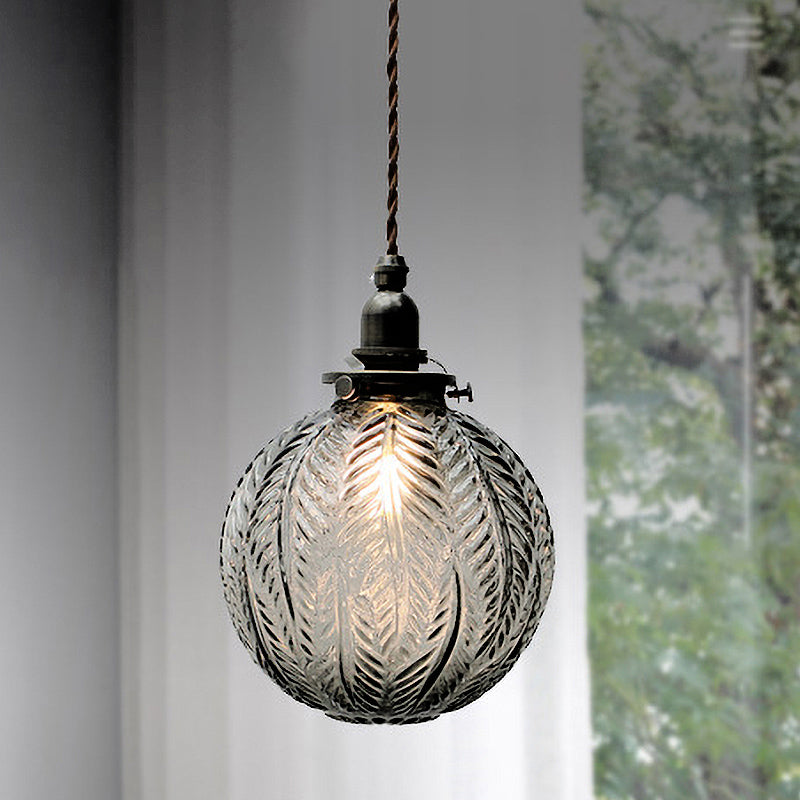 Colonial Glass Pendant Light – Hero View - OroDwell