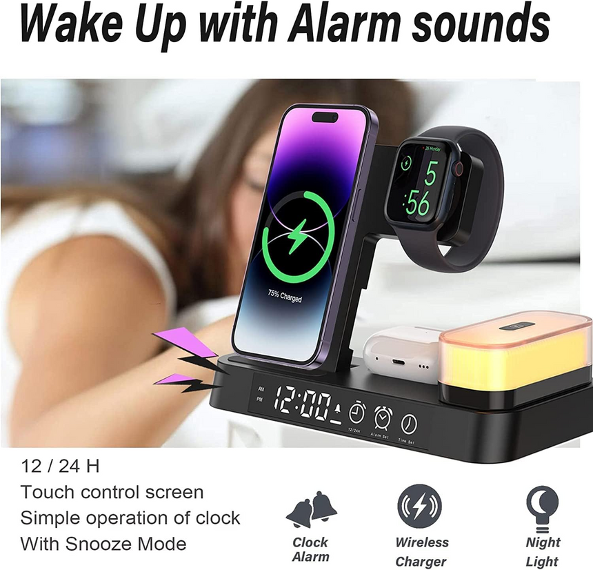NovaCharge Nightlight Type-C Charging Dock Design