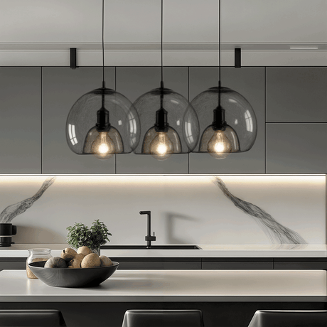 Glass Pendant Light for Dining Room and Bathroom Decor | OroDwell