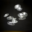 Aluminum Chandelier Full Fixture Contemporary Home Accent - OpalDwell