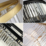 Crystal ceiling light for hallway