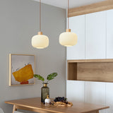 Warm LED Wood Pendant Lamp for Cozy Interiors