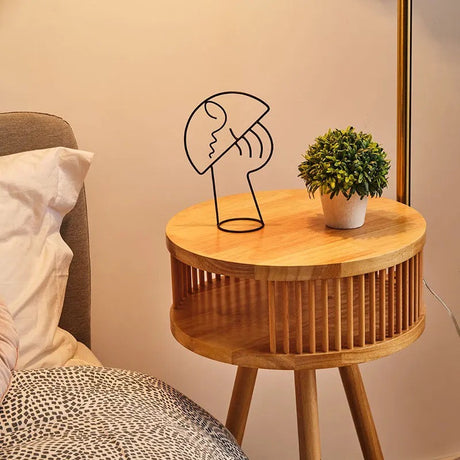 Liora Floor Lamp Swan-Neck Curved Design Detail