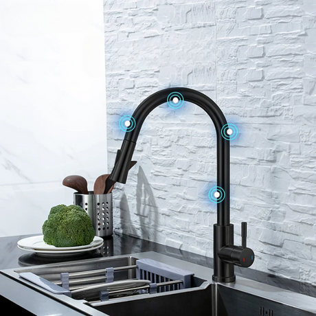 Smart Sensor Faucet Brushed Nickel Finish