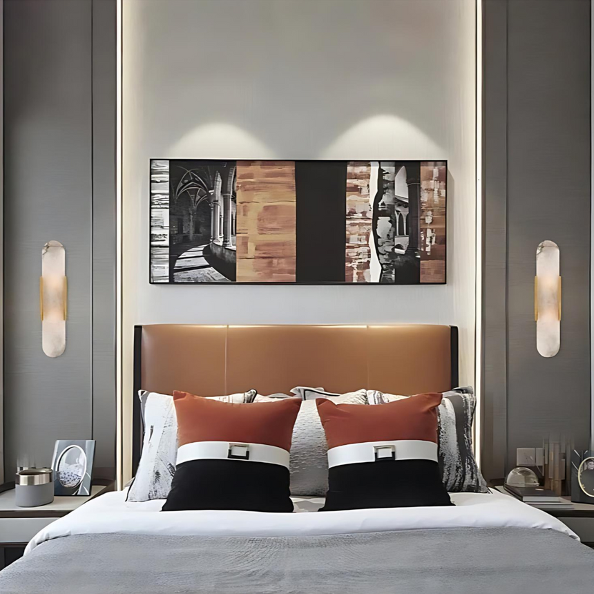 Modern Wall Light Fixture Close Detail