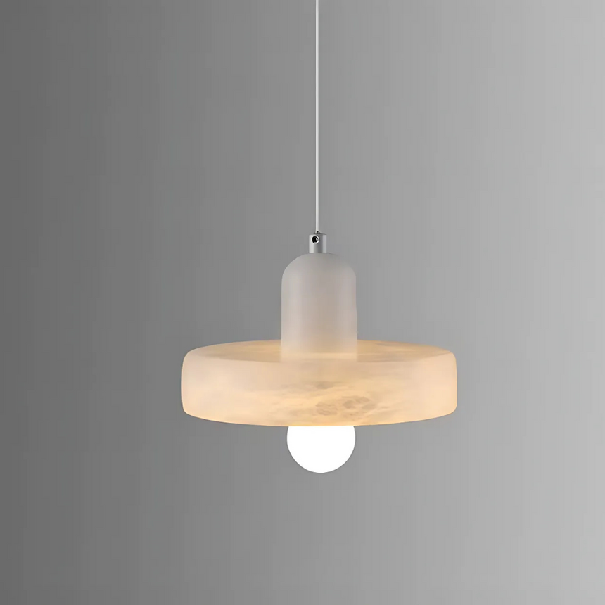 Elara Marble Pendant Light – hand-knitted design | OroDwell