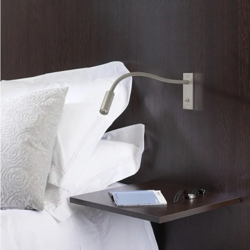 LED wall lamp gold finish adjustable chain detail