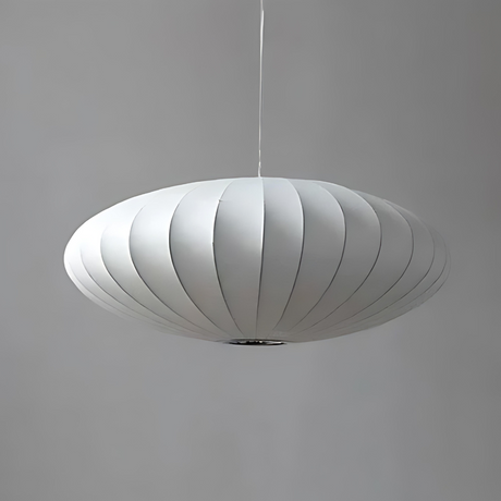 Aethera Silk Ceiling Light Japandi style decor - OpalDwell