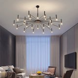 ElaraLuxe Chandelier Installed Above Dining Room