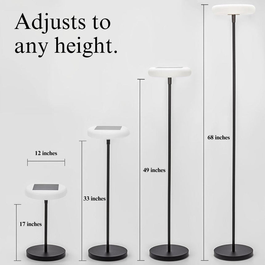 Outdoor Solar Lamp Warm Glow Design