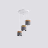 Metal and Wood Pendant Light Additional View