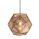 Black Pendant Light Dimension Diagram