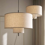 Fabric Chandelier Tiered Design for Bedroom