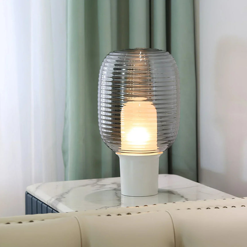 Glass Table Lamp for Reading Nook