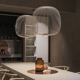Spokes Suspension Pendant Light Iron Spoke Motif Design - OpalDwell
