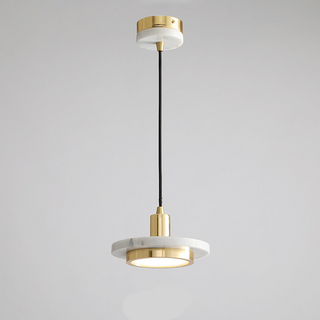 Minimalist Marble Pendant Light for Dining Room