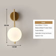 Wall Light Installed for Warm Living Room Glow