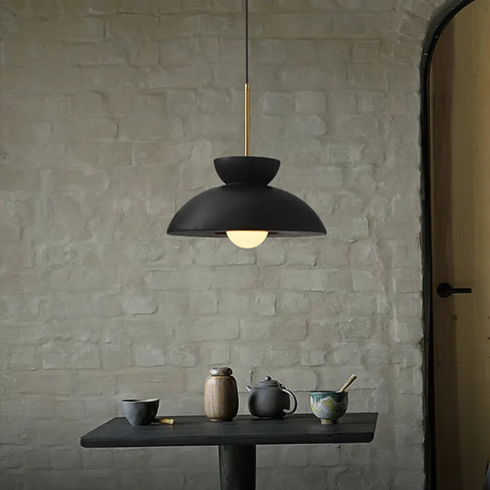 Resin Pendant Light Silhouette Detail View - OroDwell