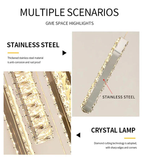 Orabella Chandelier - Staircase Lighting Accent