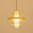 LotusLoom Bamboo Pendant Light in Black and Beige Finish