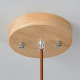 Wood Pendant Lamp Additional Angle View