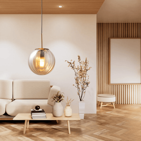 Bubble Glass Pendant Light for Dining Room and Bathroom Decor | OroDwell