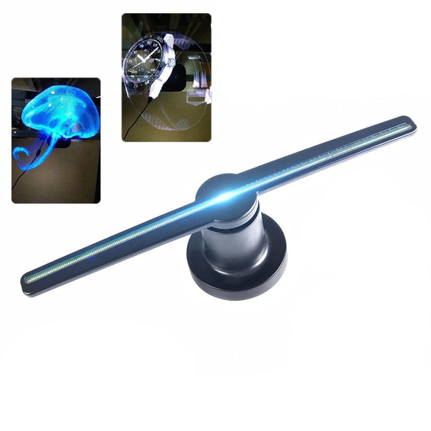 High-Resolution 3D Holographic Display Fan with Vivid LED Visuals | OroDwell